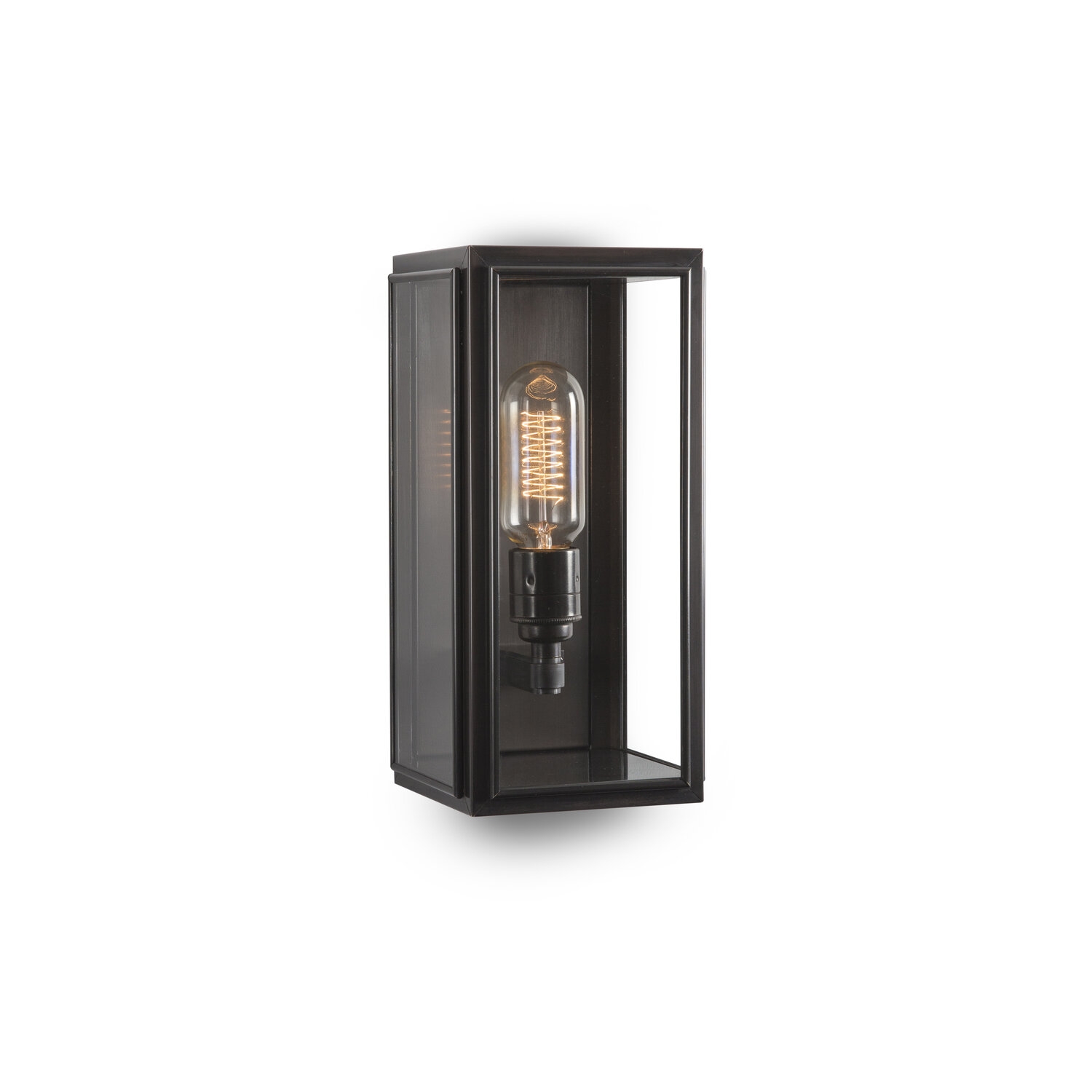 J Adams & Co – Ash Wall Lantern Light Fixture – Small – Bronze Colour – Brass Material