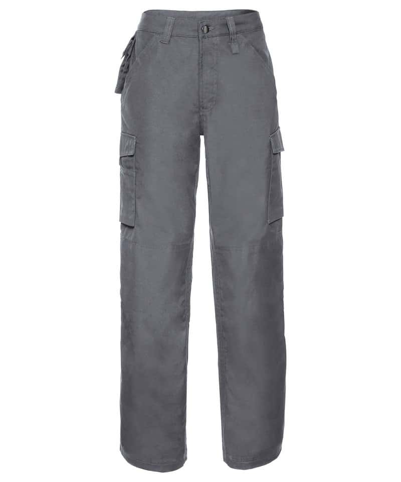 Russell Athletic Heavy-Duty Workwear Trousers – Convoy Grey – 42 Reg – Uniforms Online