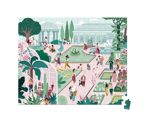 Botanical Garden Jigsaw – Children’s Toys By Wood Bee Nice