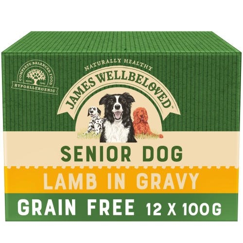 James Well beloved Senior (Grain Free) Lamb and Veg 12 x100g pouches – Fur2Feather Pet Supplies