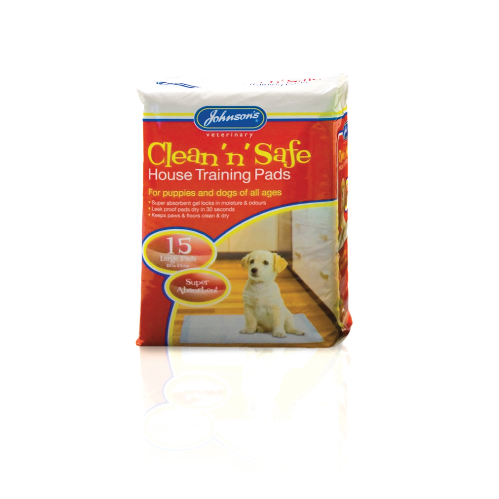 Johnsons Clean 'n' Safe House Training Pads x 15
