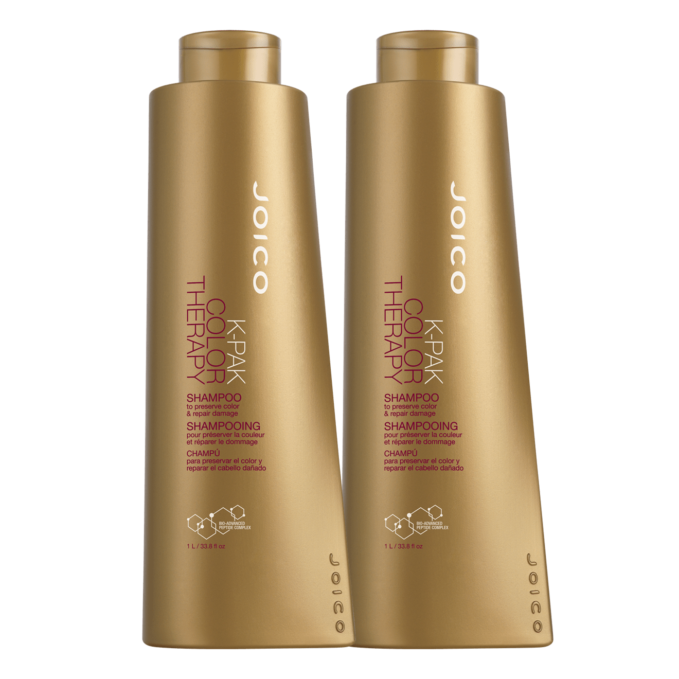 K-PAK Color Therapy Shampoo Litre Duo