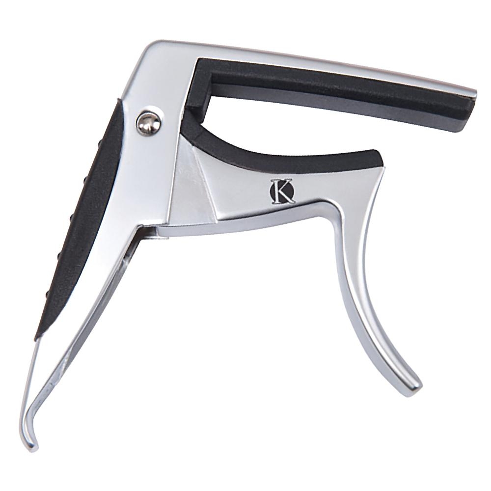 Kinsman Electric /Acoustic Curved Guitar Capo – Silver