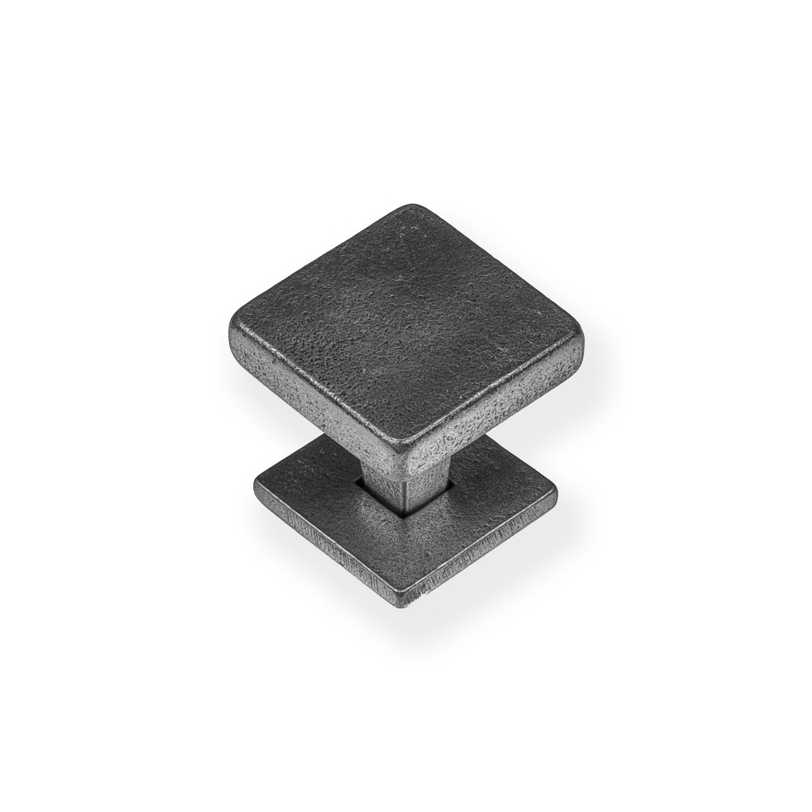 Square Pewter Cabinet Knobs