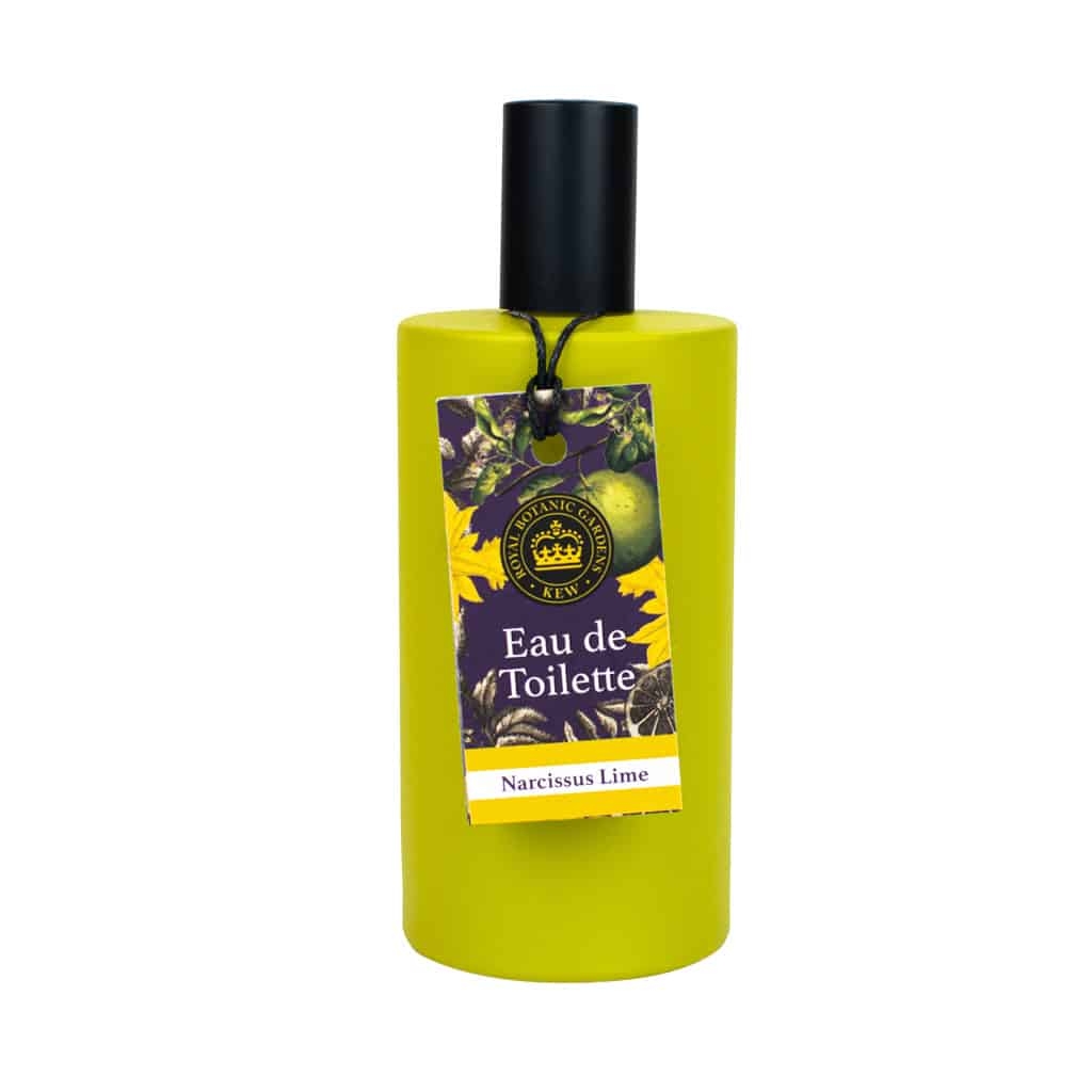 Kew Gardens Narcissus Lime Eau De Toilette – 100ml – Luxury Scent Perfume – The English Soap Company