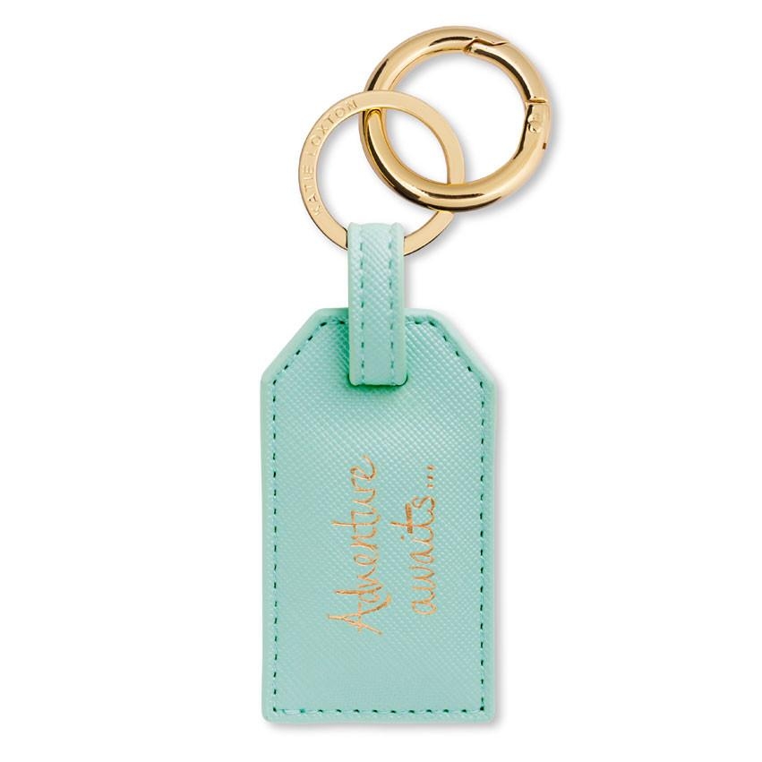 Katie Loxton Luggage Tag In Mint Green