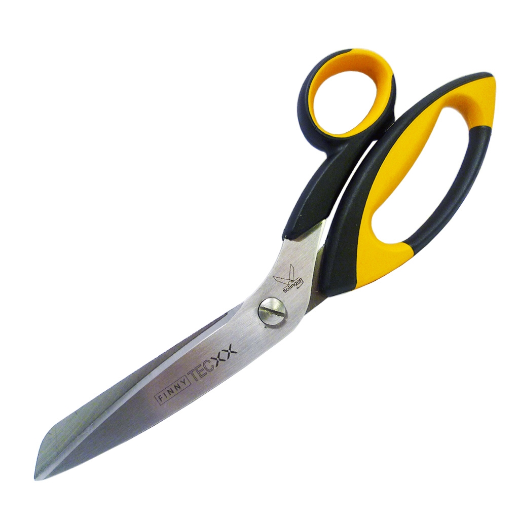 Kretzer –  Finny TecX2 11″ Kevlar Cutting Shears – Black / Yellow Colour – Textile Tools & Accessories