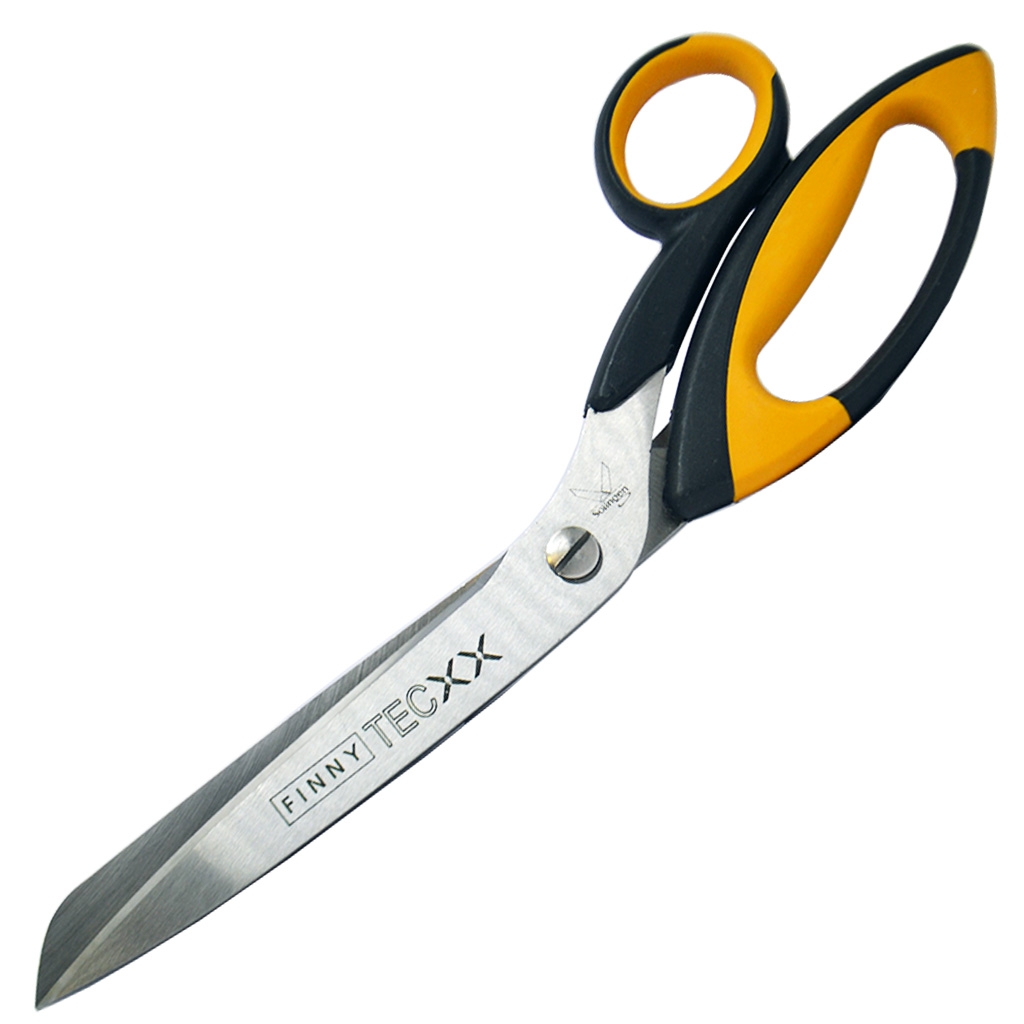Kretzer –  Finny TecX2 12″ Kevlar Cutting Shears – Black / Yellow Colour – Textile Tools & Accessories