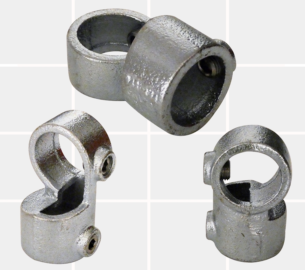 Galvanised Tube Fittings – 27mm OD Tube A27 – 148 Swivel Short Tee – KIM40028 – K I Metals