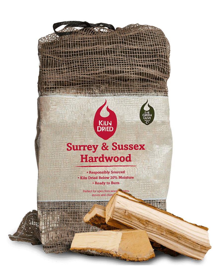 Kiln Dried Hardwood Logs – 30L – Sustainable Firewoods – Green Olive Firewood