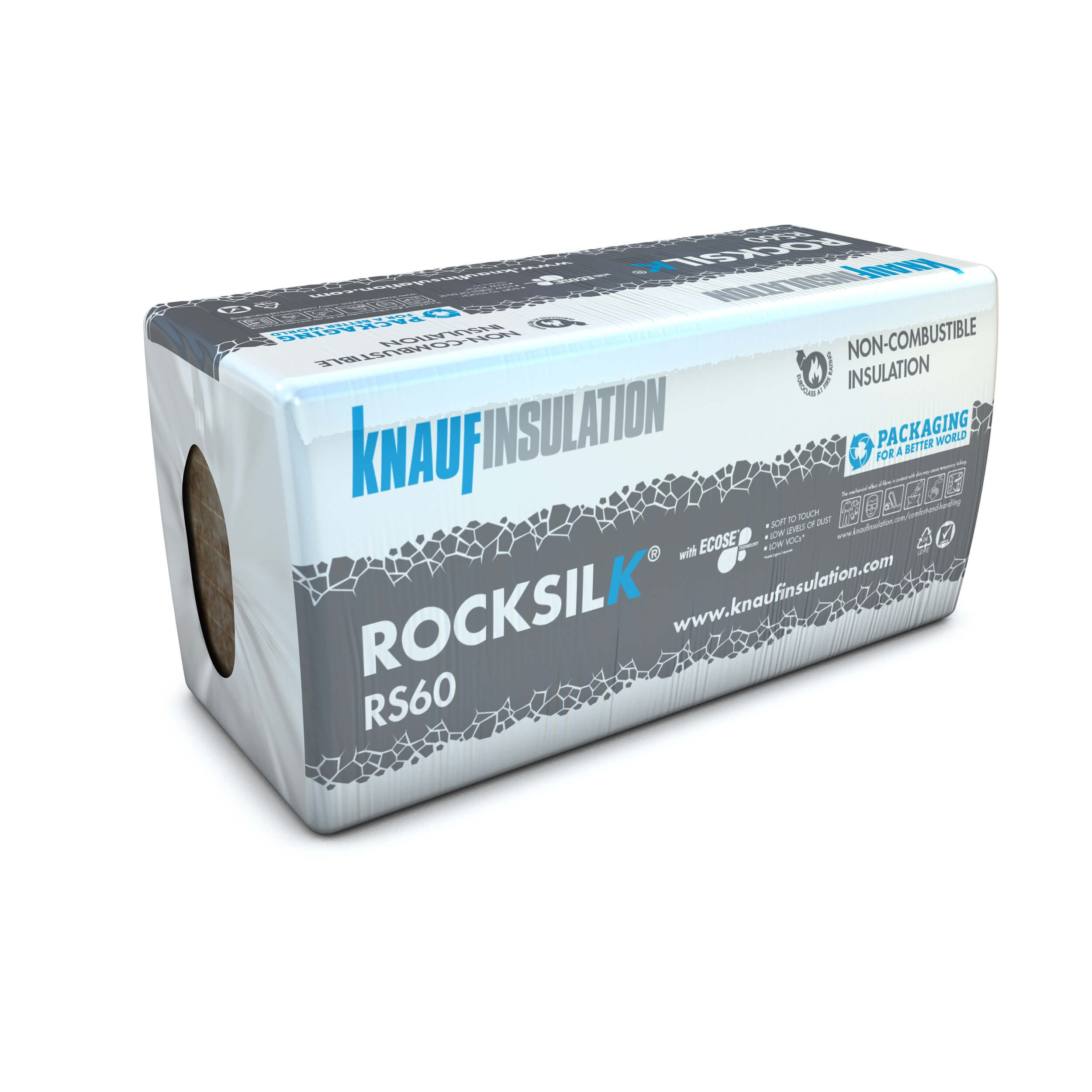 Knauf rocksilk building slab RS60 25mm-100mm 60mm – National Insulation Supplies