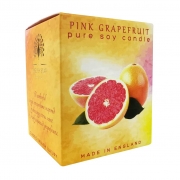 Pink Grapefruit Candle – 170ml – Aromatic – Pure Soy Wax Candles – The English Soap Company