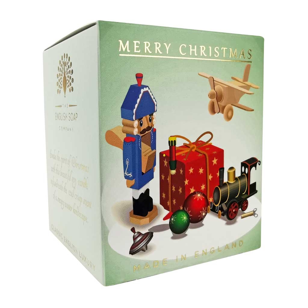 Christmas Vintage Toys Fir Tree Candle – 170ml – Aromatic – Pure Soy Wax Candles – The English Soap Company