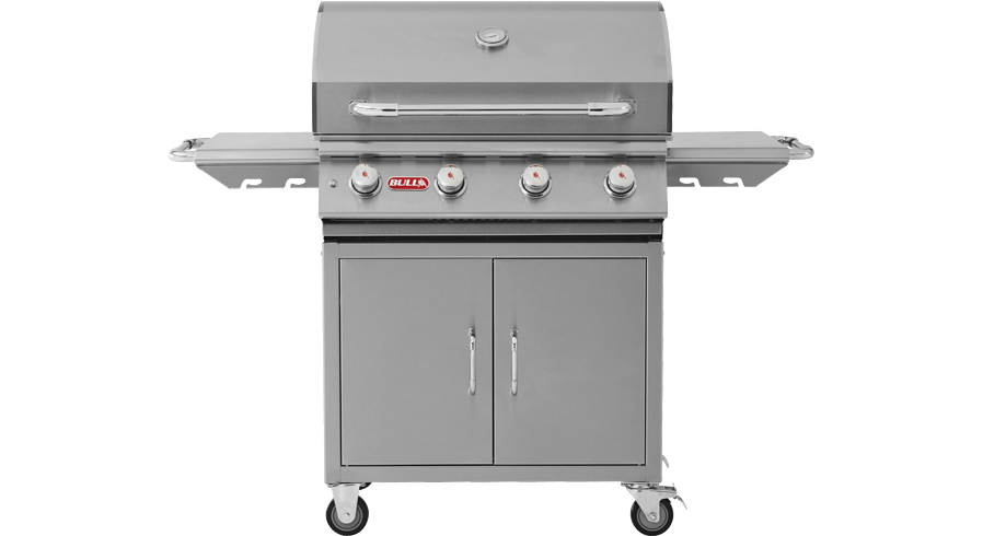Bull BBQ Lonestar 4 Burner Gas Barbeque Cart – LPG Bottle – Outdoor BBQ – Forno Boutique