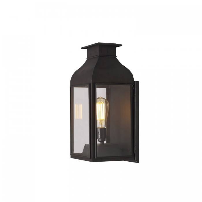 Davey Lighting – Wall Lantern Weathered Brass – Weathered Brass – Clear Glass 185 X 210 X 420 mm