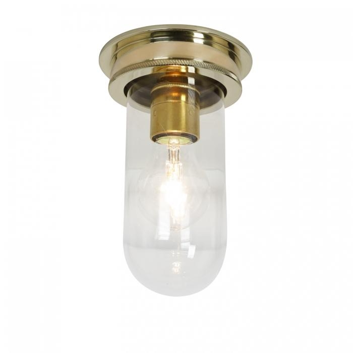 Davey Lighting – Ship’s Companionway Light – Polished Brass – Clear Glass 180 mm