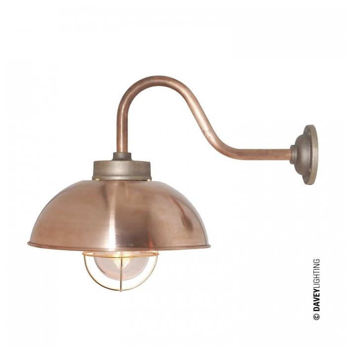 Davey Lighting – Shipyard Wall Light – Copper – Clear Glass 475 X  X 375 X 300 mm