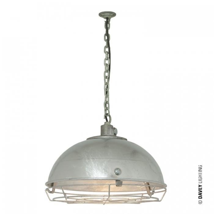 Davey Lighting – Steel Working Light – With Protective Guard – With Ip44 Rating Option – Galvanised Silver – Ip20 320 X 420 mm
