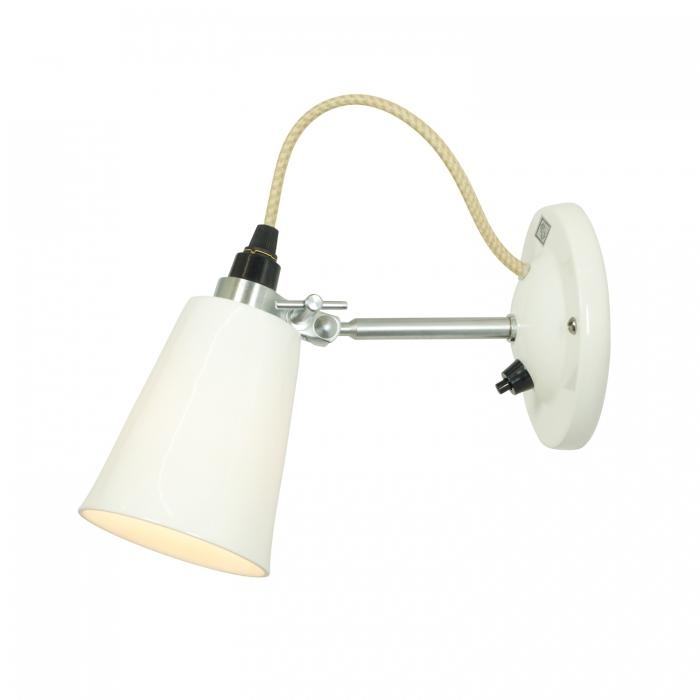 Original Btc – Hector Small Flowerpot Switched Wall Light – Natural White 190 X 90 mm