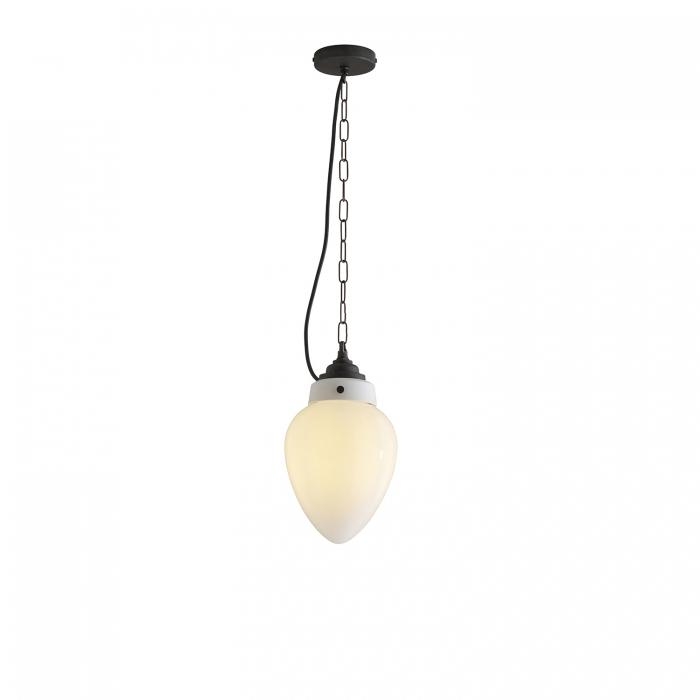 Davey Lighting – Pine Pendant Size 2 – Opal & Weathered Brass – Opal Glass 345 X 185 mm