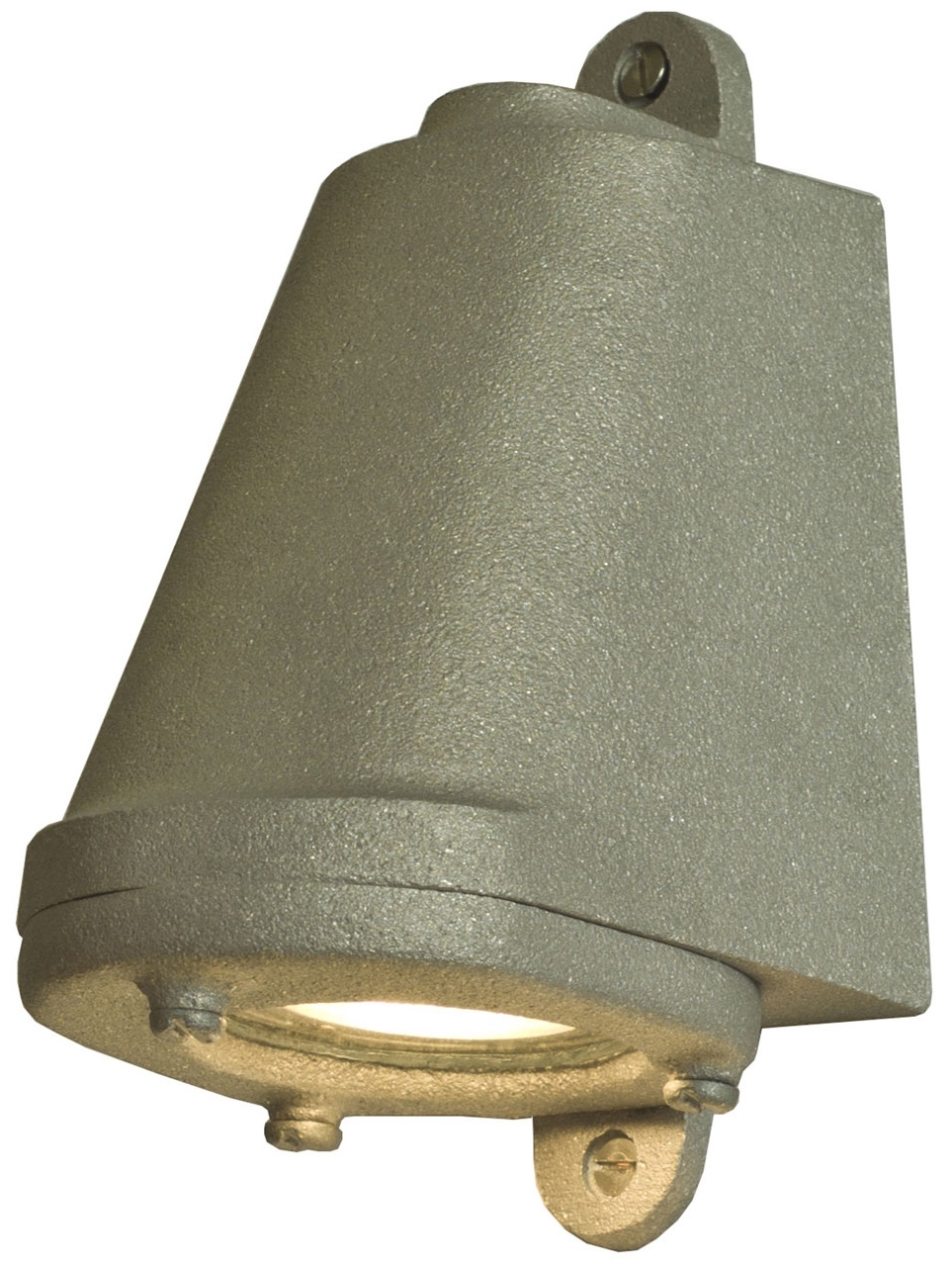 Davey Lighting – 0749 Mast Light – Sandblasted Aluminium – Gold – Aluminium / Bronze – 14cm x 8cm x  8.5cm