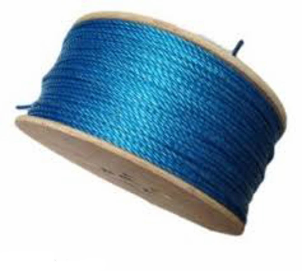 Cable Drum Jacks – Rope – Duct Draw Rope – 6Mm Blue Polypropylene – 500M – 106-1-1 – Blue – 6 mm X 500 M