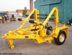 SEB – Cable Drum Trailer – Site Range – Single Axle – Payload : 8000Kgs – Yellow / Black – 2000 mm X 3500 mm