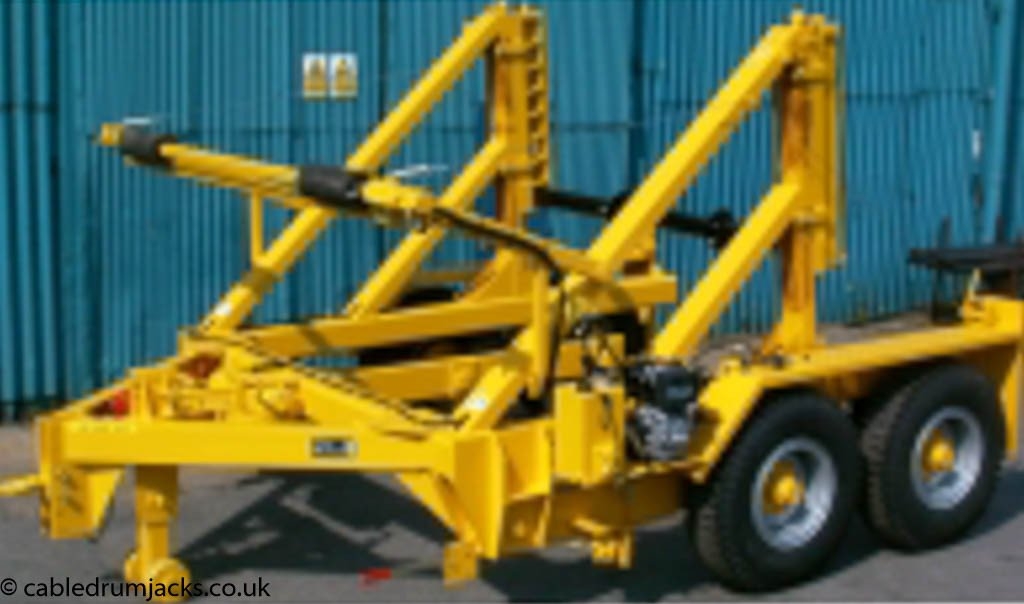 SEB – Cable Drum Trailer – Site Range – Twin Axle – Payload : 18,000Kgs – Yellow / Black – 2400 mm X 4600 mm