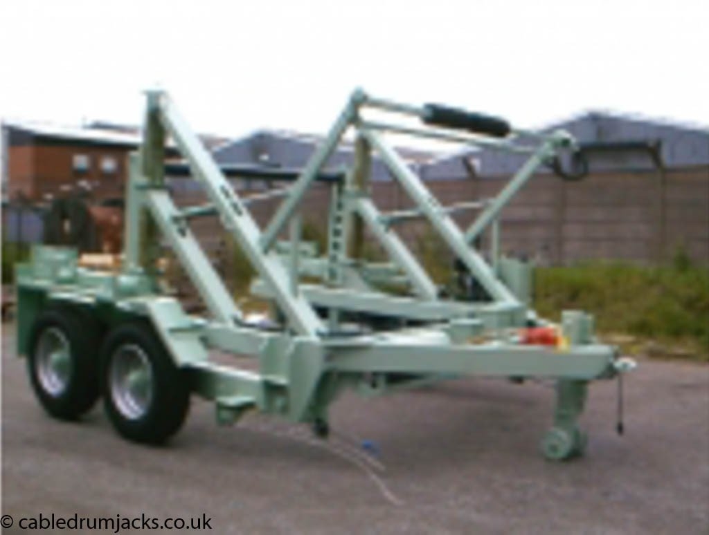 SEB – Cable Drum Trailer – Site Range – Twin Axle – Payload : 20,000Kgs – Green – 2400 mm X 4600 mm