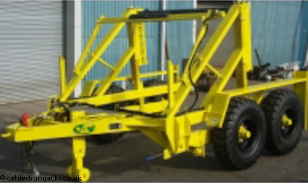 SEB – Cable Drum Trailer – Site Range – Twin Axle – Payload : 30,000Kgs – Yellow / Black – 2400 mm X 4800 mm