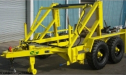 SEB – Cable Drum Trailer – Site Range – Twin Axle – Payload : 30,000Kgs – Yellow / Black – 2400 mm X 4800 mm