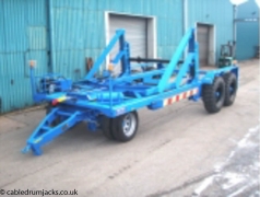 SEB – Cable Drum Trailer – Site Range – Twin Axle – Payload : 40,000Kgs – Blue – 2800 mm X 5000 mm