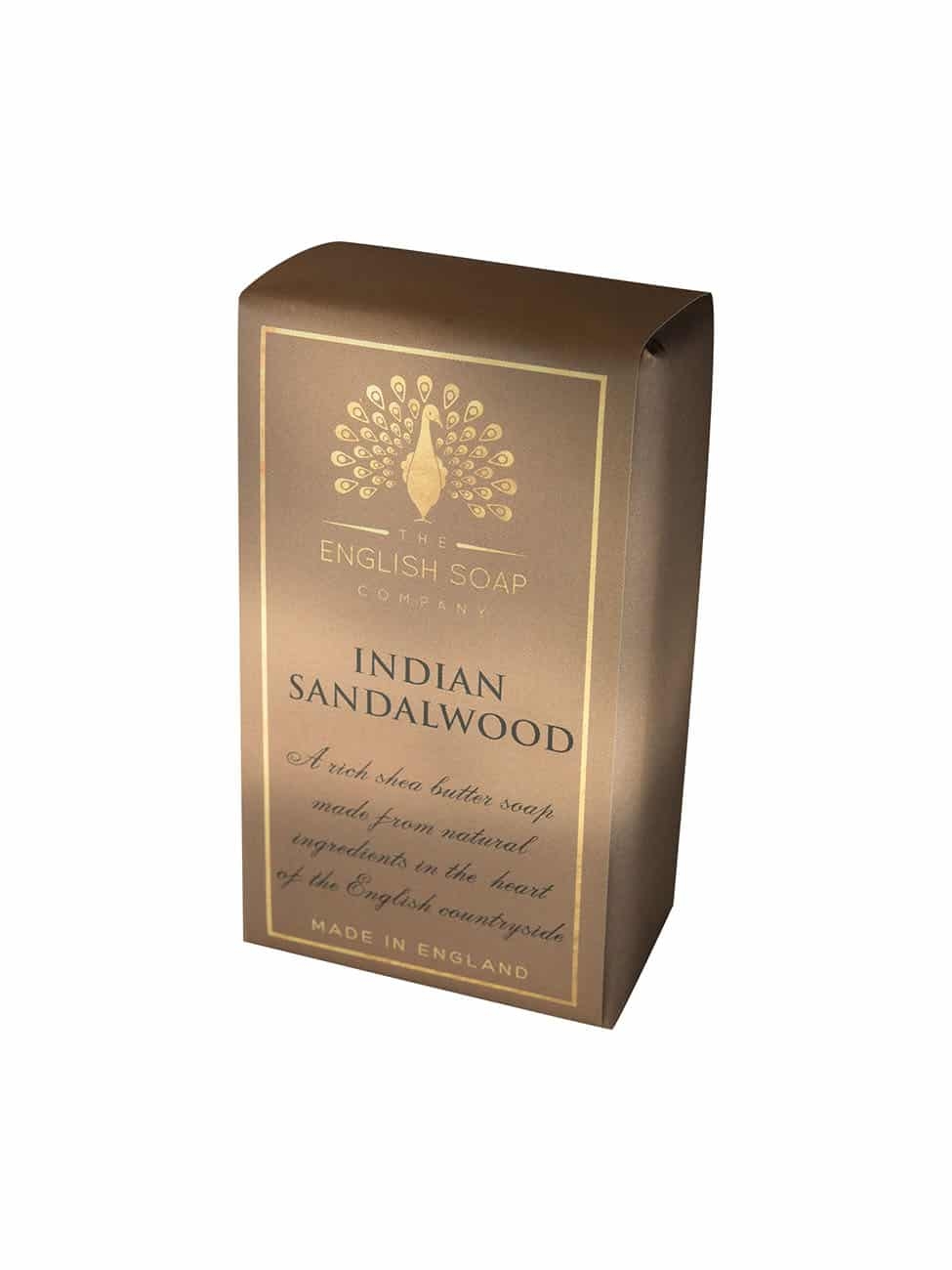 Indian Sandalwood Pure Indulgence Soap – 190g – Luxury Fragrance – Premium Ingredients – The English Soap Company