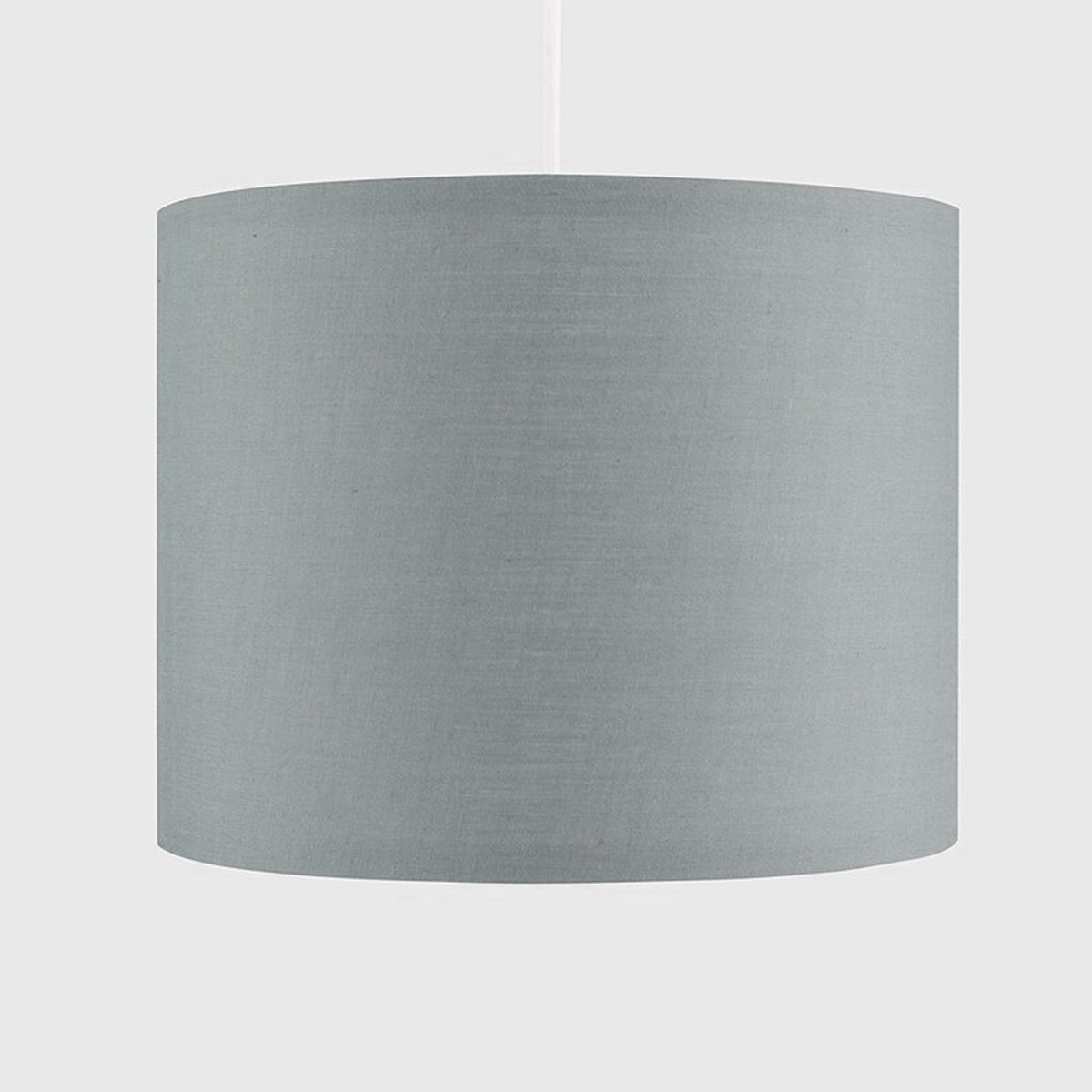 Luxury Pendant Shades – Choice Of Velvet Or Cotton Grey Cotton & Silver – Lamp Shade – CGC Retail Outlet