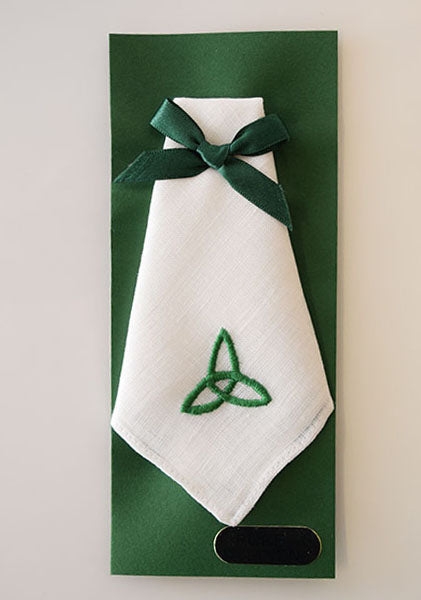 Ladies Linen Handkerchief, Holy Trinity – The Donegal Shop