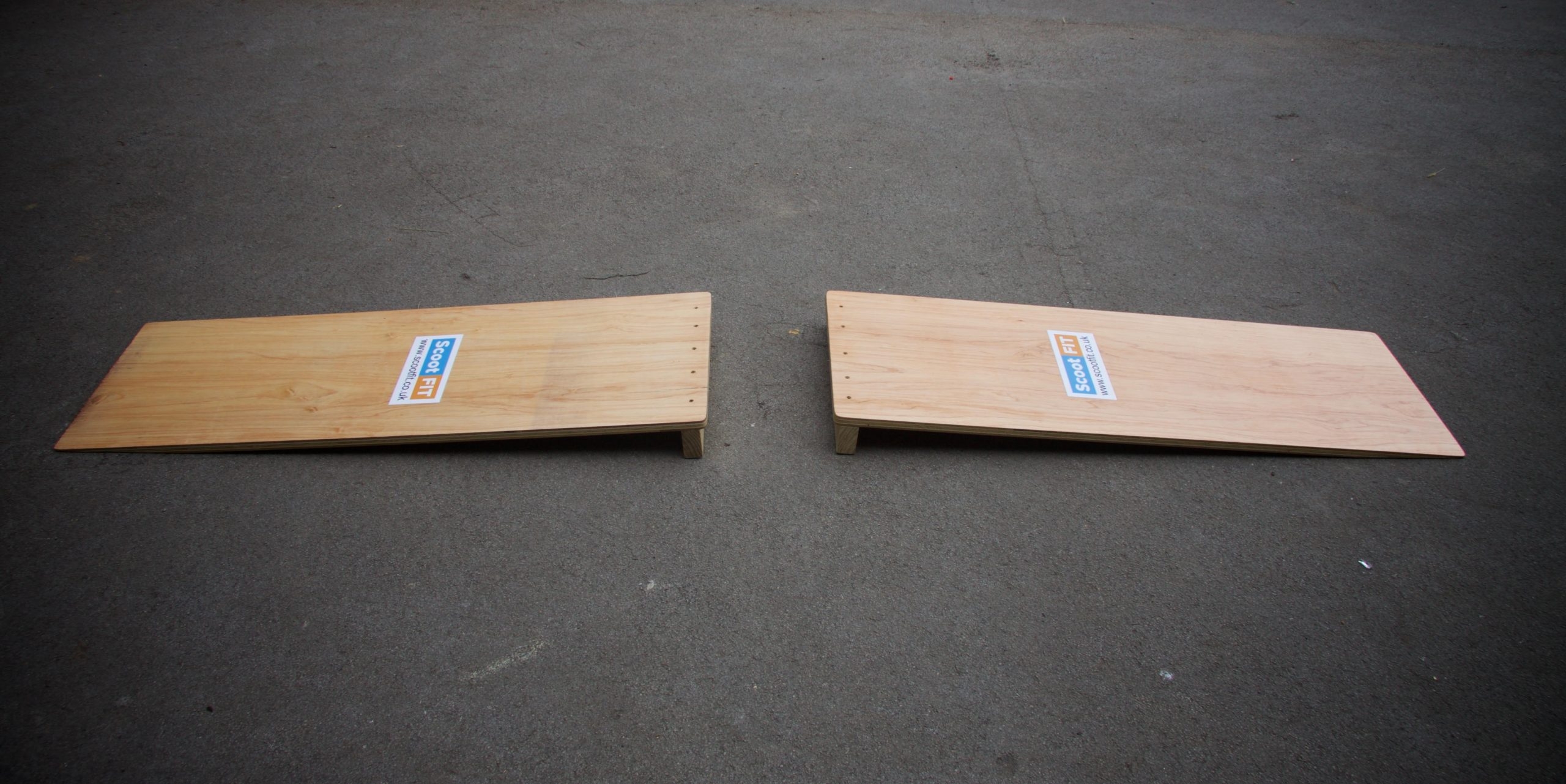Scooter Launch Ramps – Birch Plyboard – 11cm x 4cm x 7.5cm – Scoot Fit