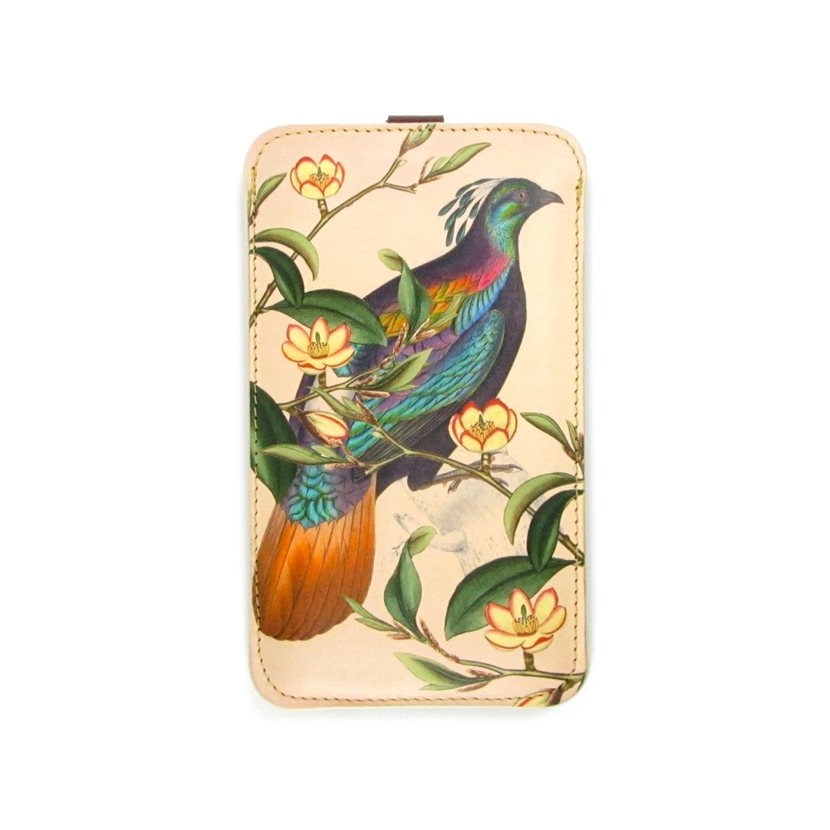 Leather Phone Case Sleeve – Himalaya – iPhone 11 Pro Max / No personalisation / Turquoise