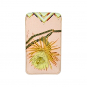 Leather Phone Case Sleeve – Cactus Flower – iPhone 8 / No personalisation / Pink