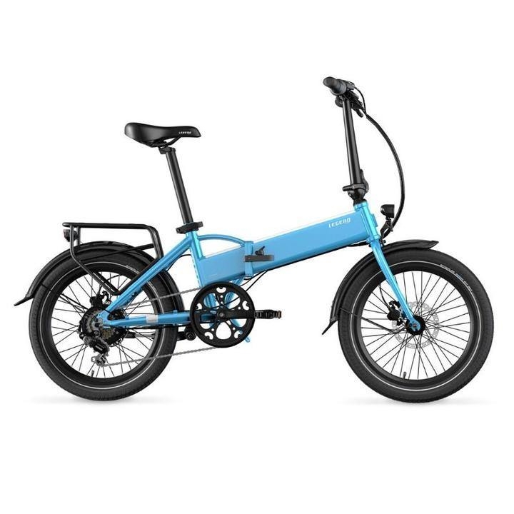 Legend Monza Smart Folding Electric Bike – Steel Blue – Generation Electric