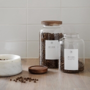 Glass Pet Food Container – So At Nature 2L / Classic – Customisable – Personalised – So At Nature