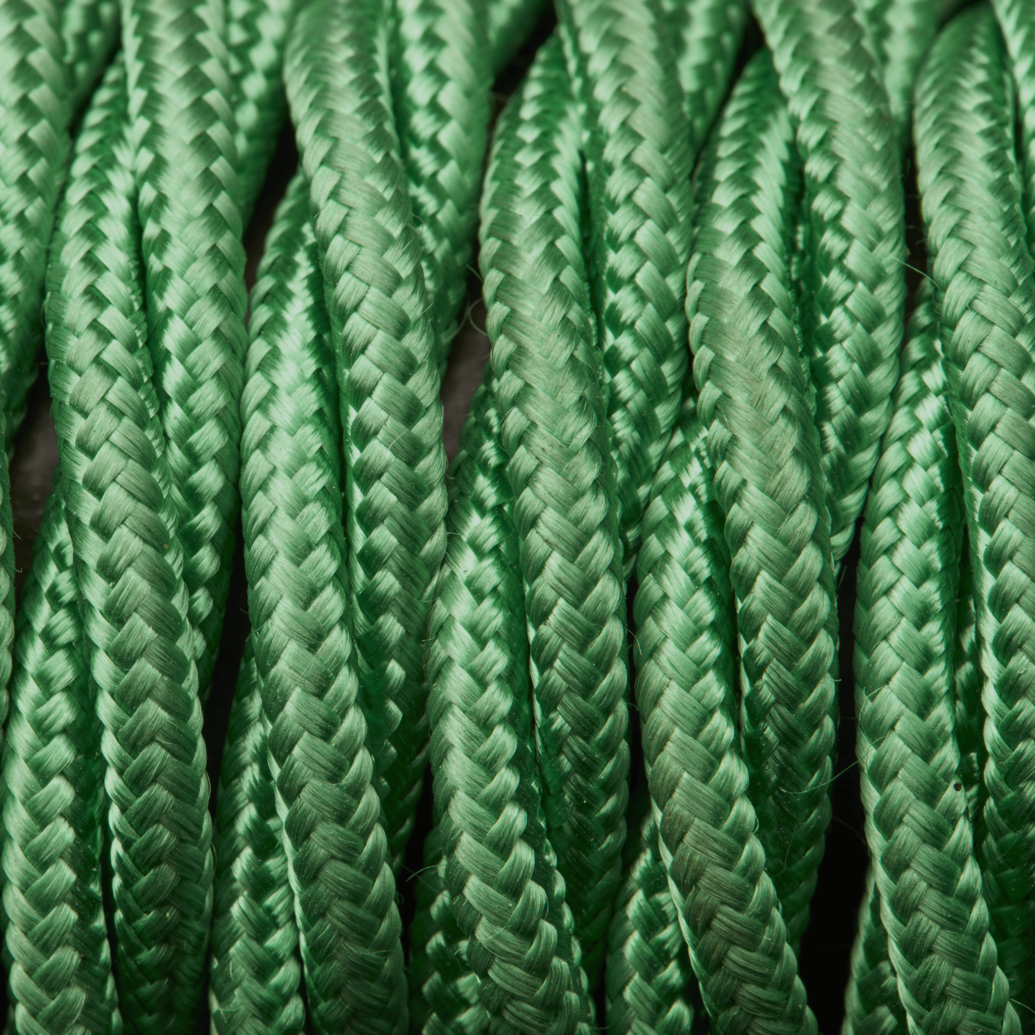 Industville – Twisted Fabric Flex – Braided Cloth Cable Lighting Wire – Fabric Flex Cable – Green Colour – Braided Woven Cloth Material – 100 CM