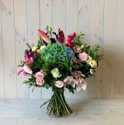 Lily Orchid and Rose Bouquet Medium (as displayed) – Blooming Amazing