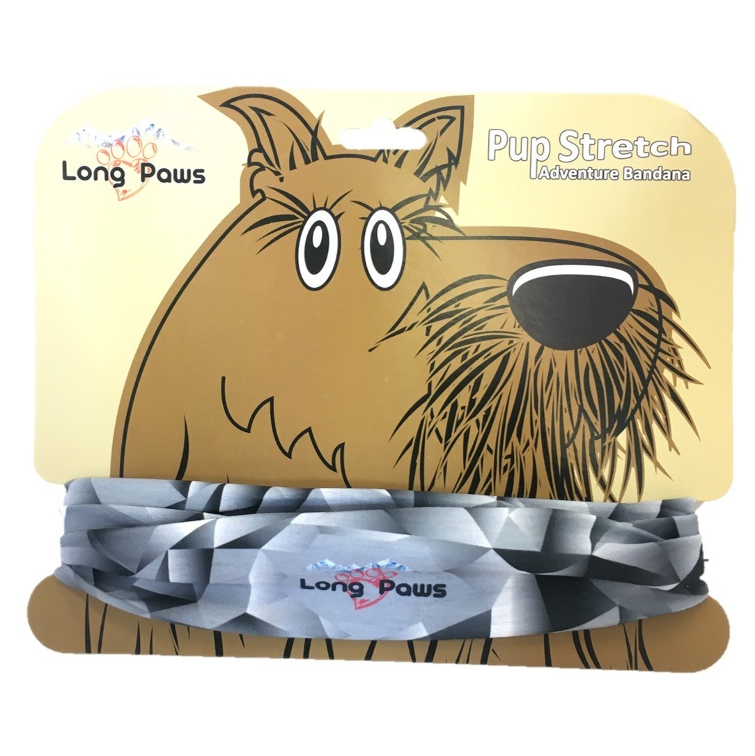 PupStretch Dog Bandanas Charcoal – Unisex – Long Paws UK