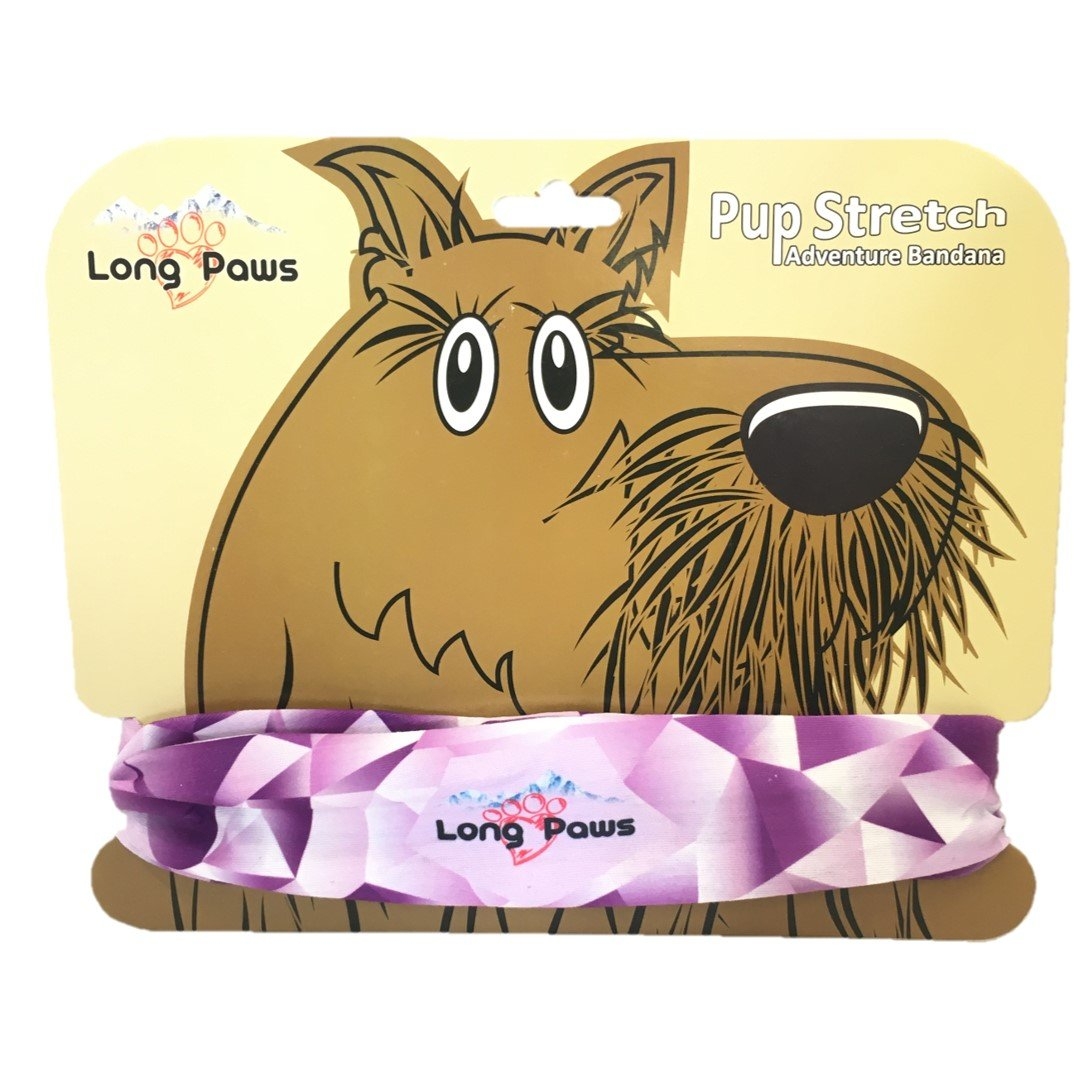 PupStretch Dog Bandanas Purple – Unisex – Long Paws UK
