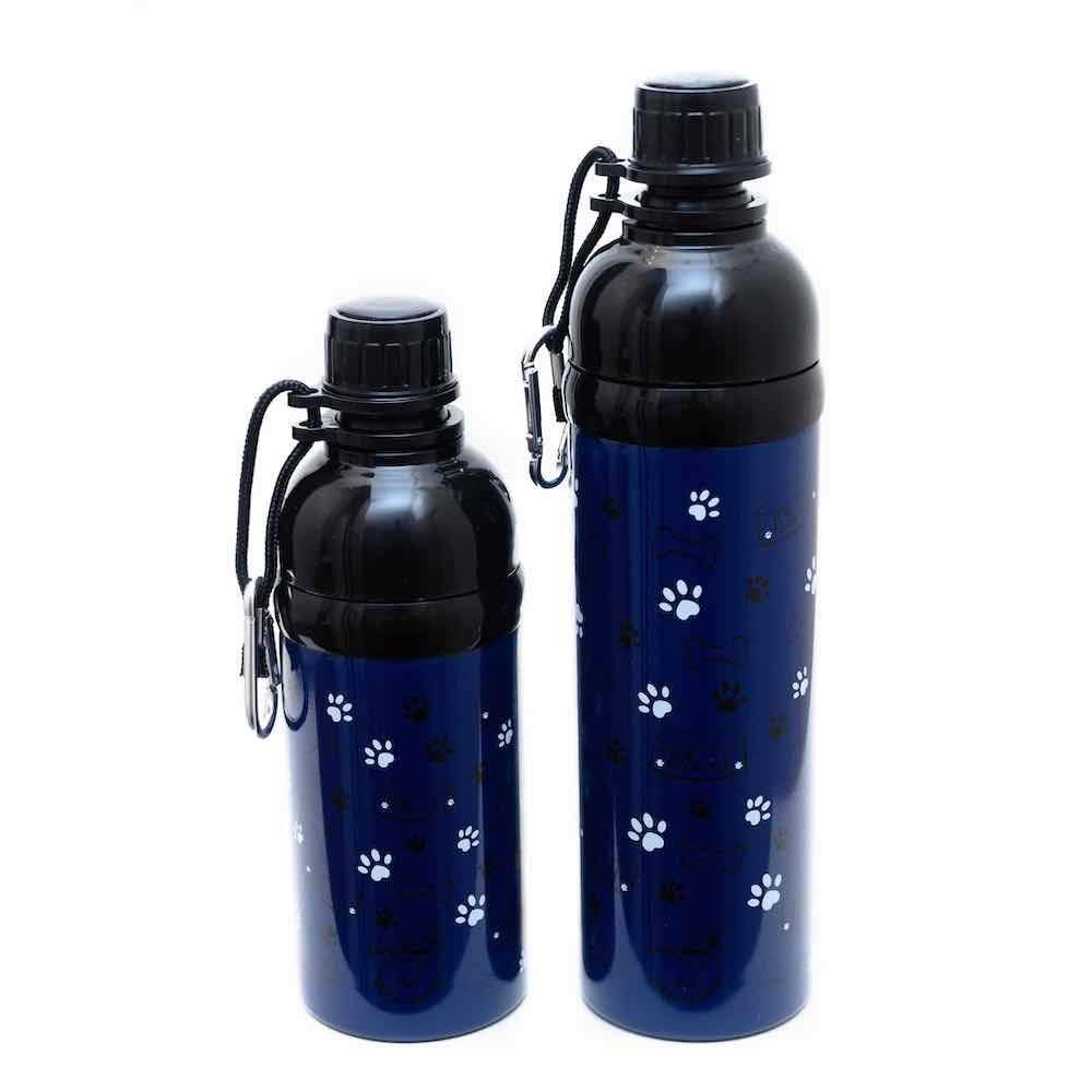 Long Paws – Stainless Steel – Lick ‘n Flow – Dog Water Bottle – Dog Flask – Dog Bottle 750ml – Navy Friend – Unisex