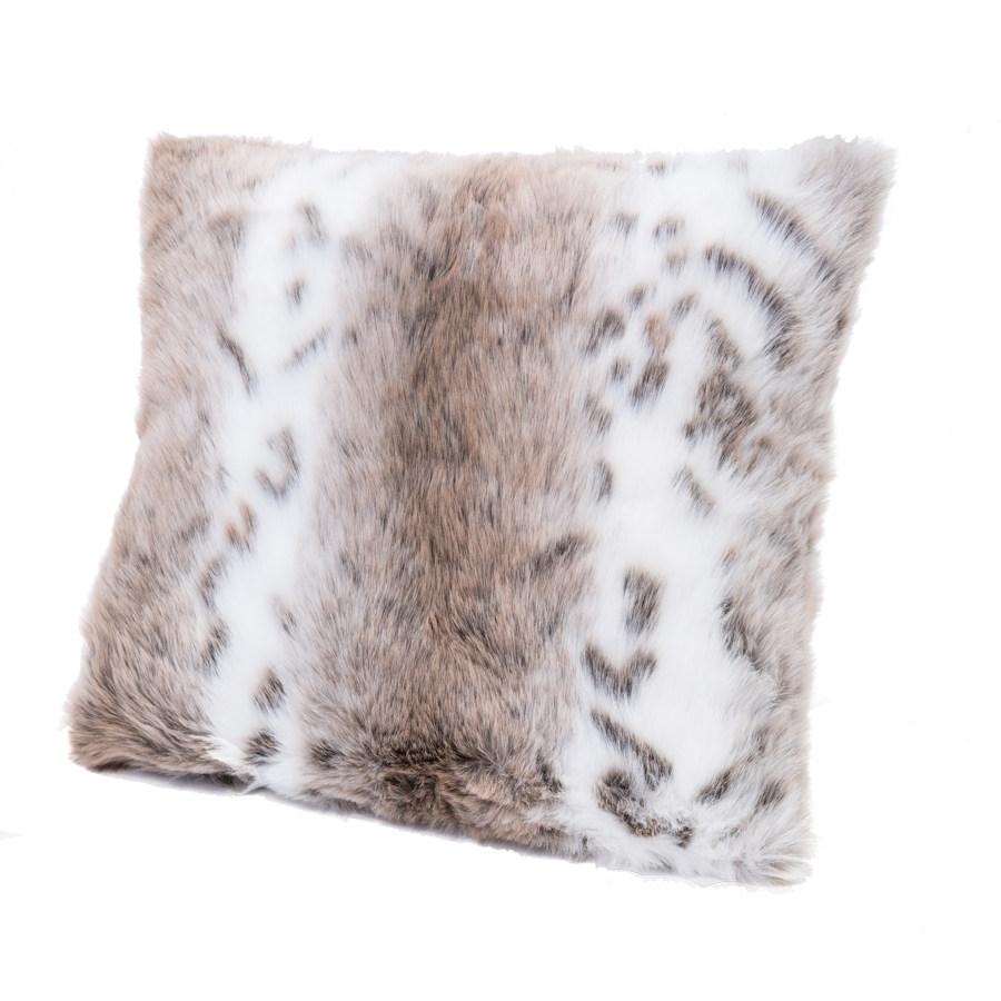 Faux Fur Cushion – Lynx