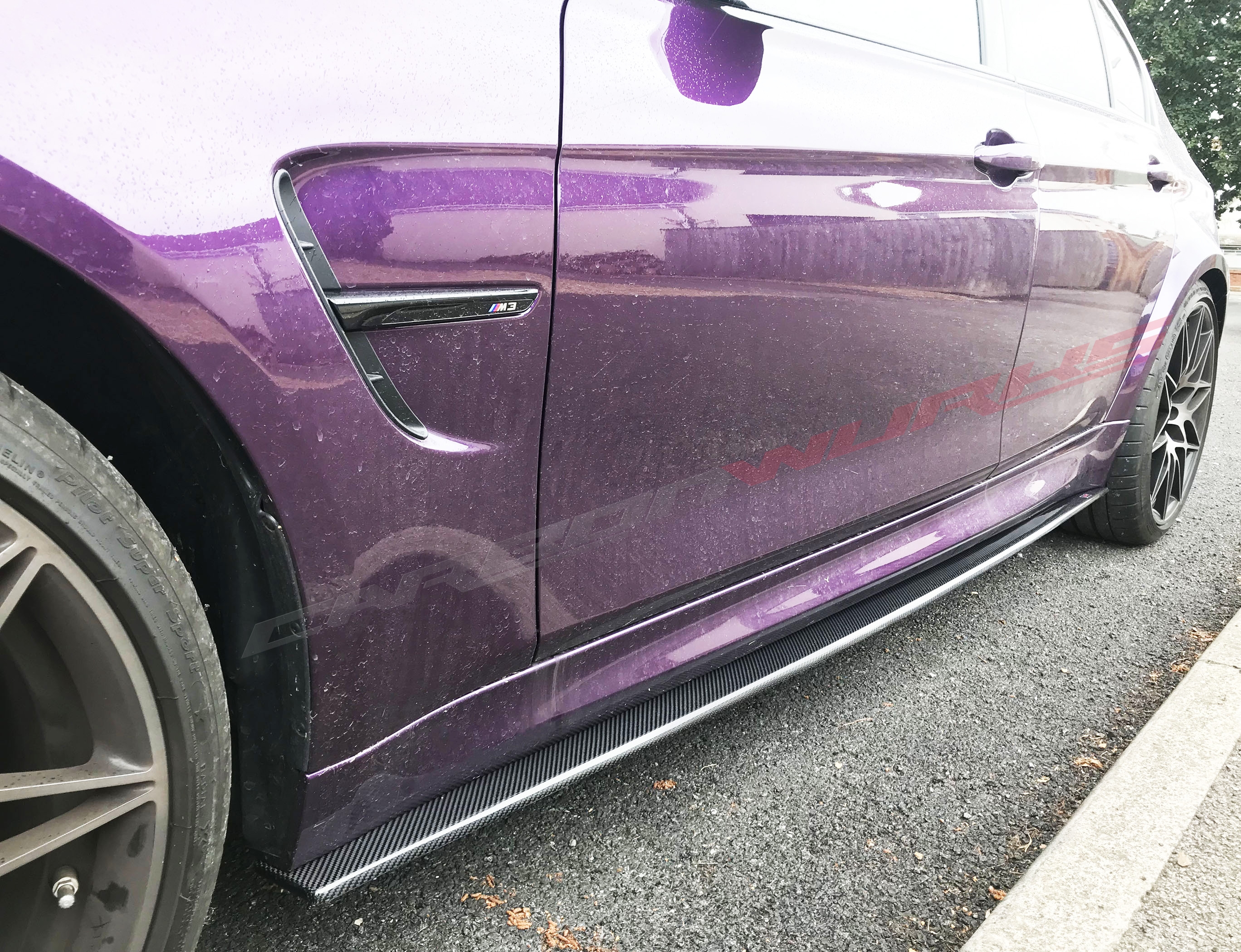BMW M3/M4 4 Series Carbon Fibre Side Skirt Extensions