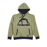 Manto Vibe 2.0 Olive Melange Hoodie  – Size: L – Adult – Unisex