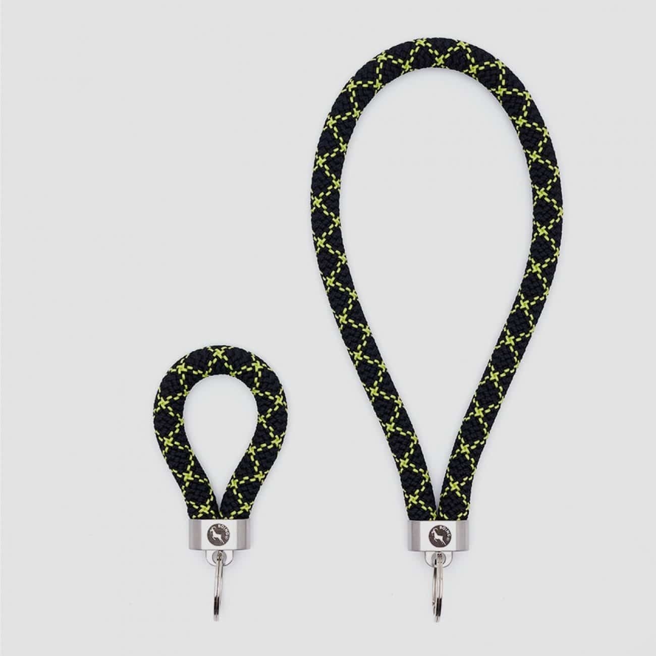Masai Black Steel Key Fob – Key Fob – Medium (13cm long loop) – Boing Apparel- Boing Jewellery