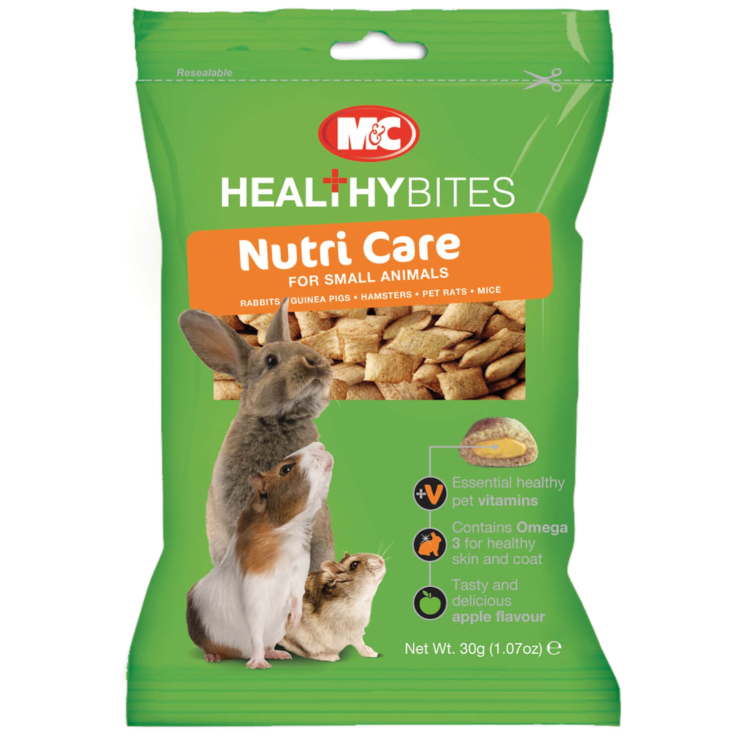 HEALTHY BITES NUTRI CARE FOR SMALL ANIMALS  30g
